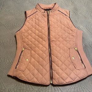 Love tree puff quilted vest